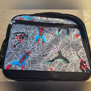 Pottery Barn Kids Spider-Man Graphic Black & Gray Lunch Bag